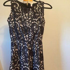 Black Lace Sleeveless Dress